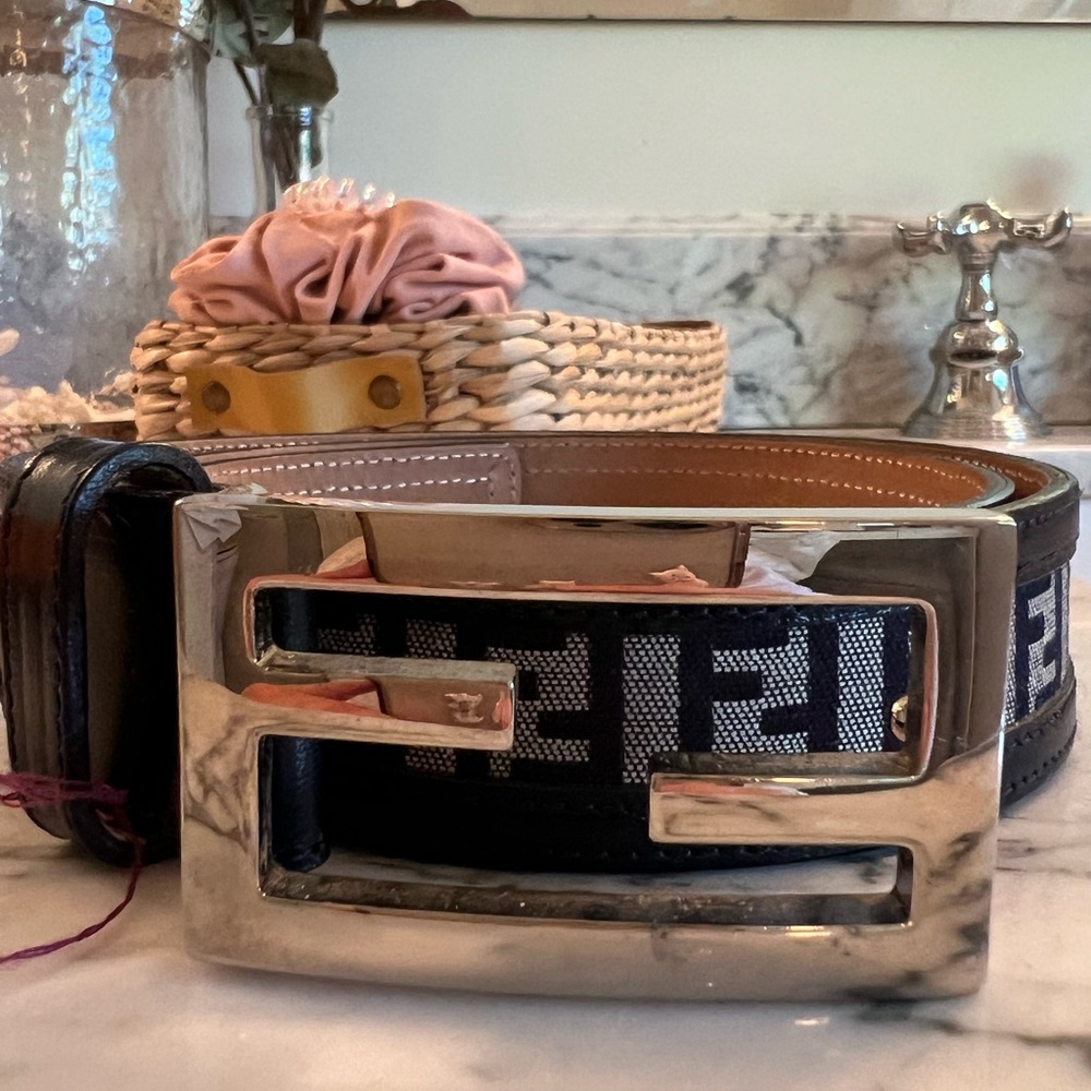 Authentic Fendi Monogram Belt